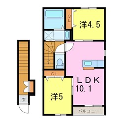 エクシール赤池の物件間取画像